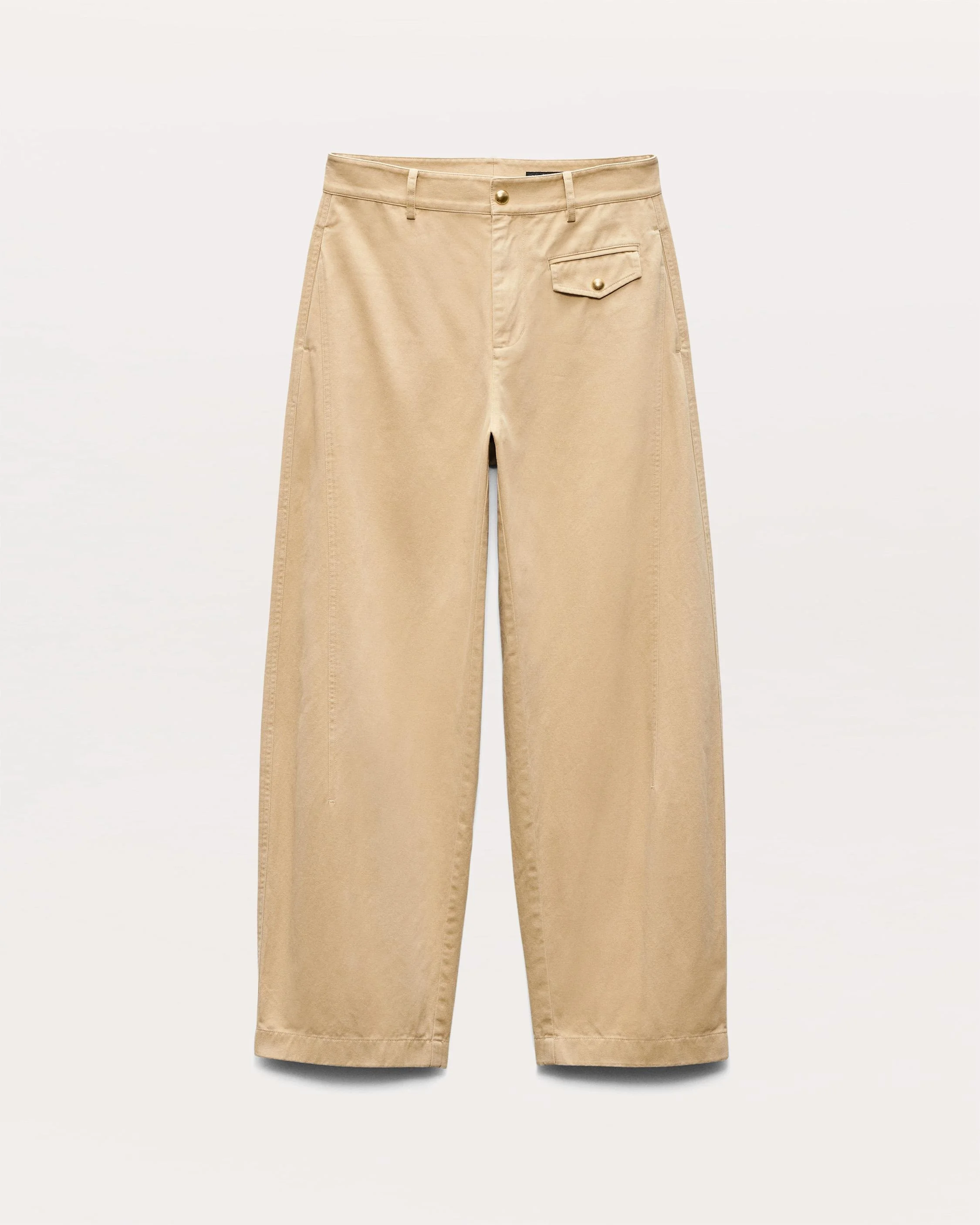 Renata Cotton Twill Utility Pants - 1