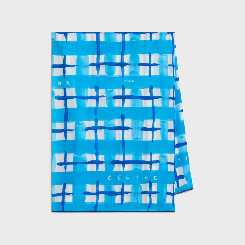 CELINE pareo IN tartan cotton outlook