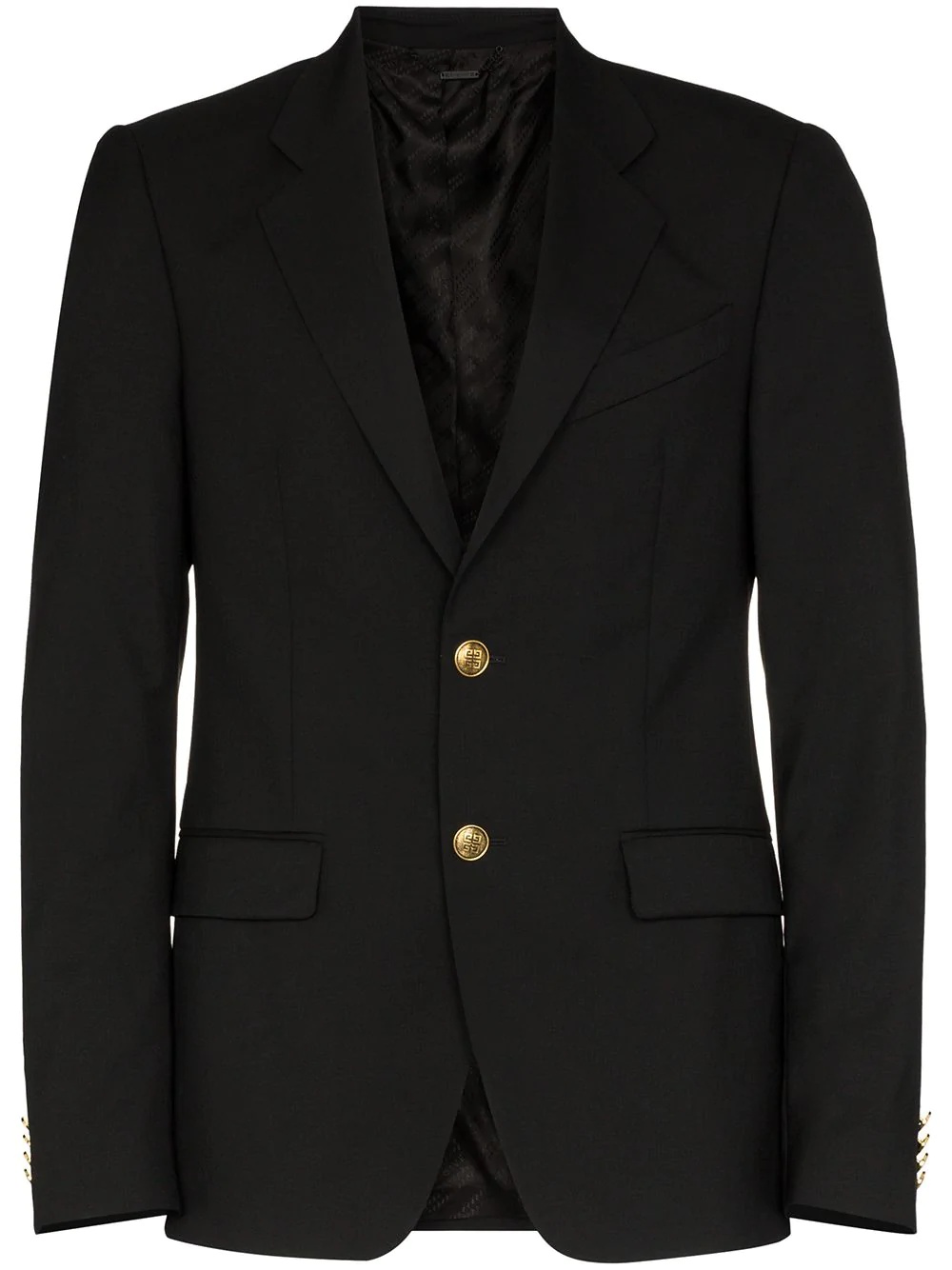 single-breasted blazer jacket - 1