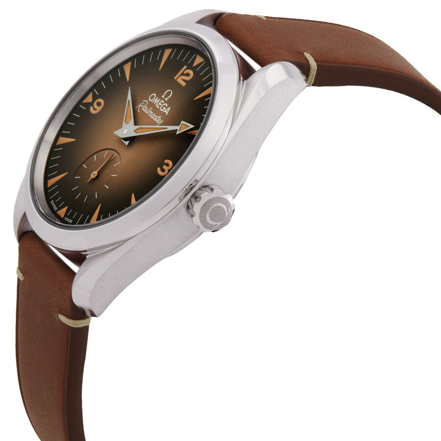 Omega Seamaster Railmaster Chronograph Automatic Brown Dial Watch 235.12.38.20.13.001 - 2
