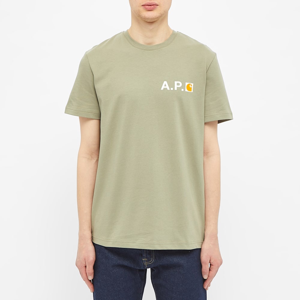 A.P.C. x Carhartt WIP Fire Logo Tee - 4