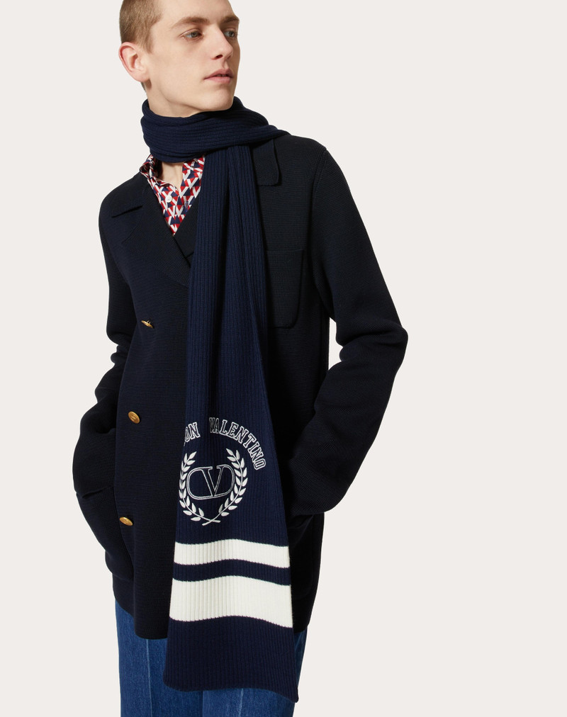 MAISON VALENTINO WOOL SCARF 4