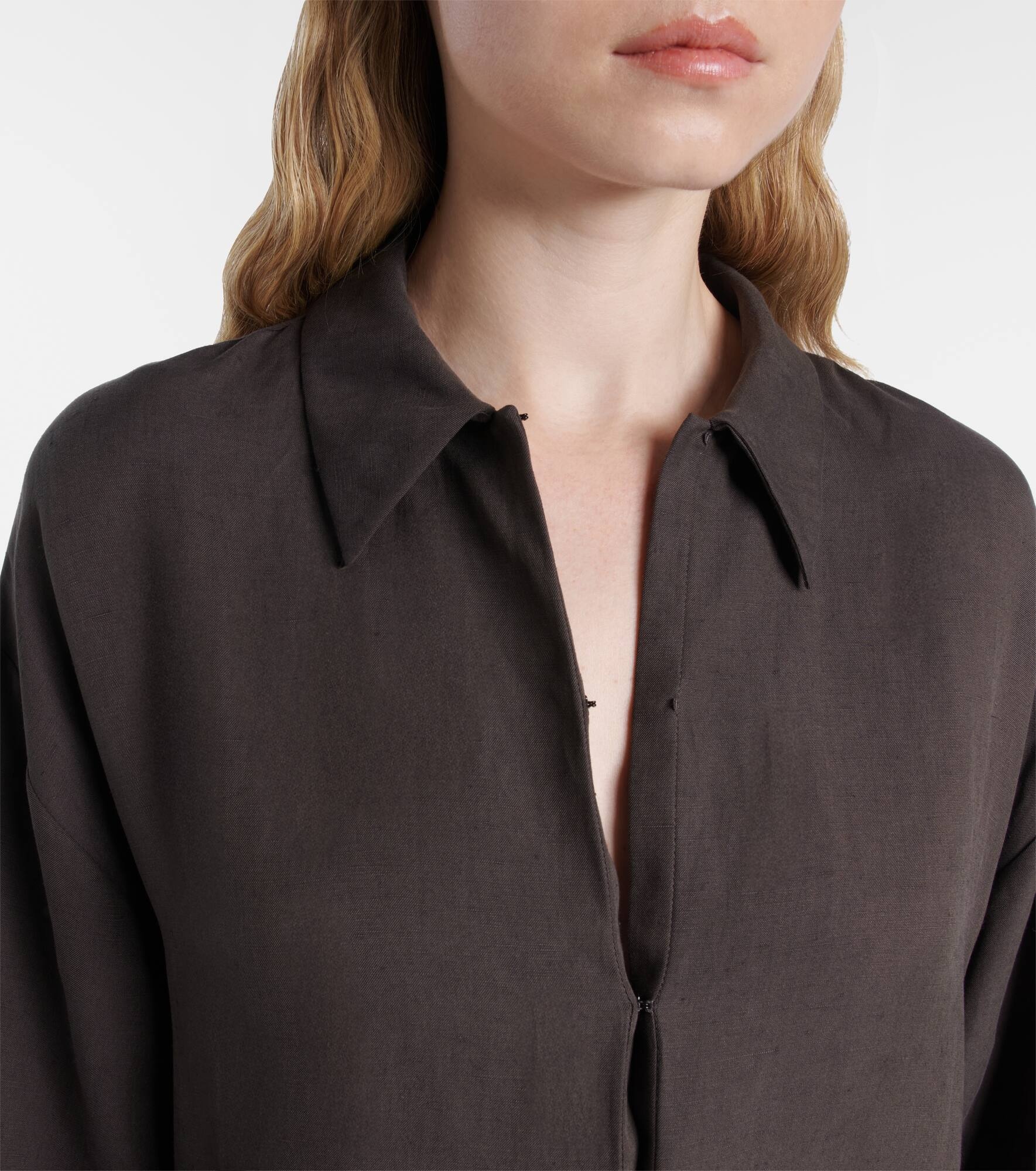 Millen silk and linen kaftan - 4