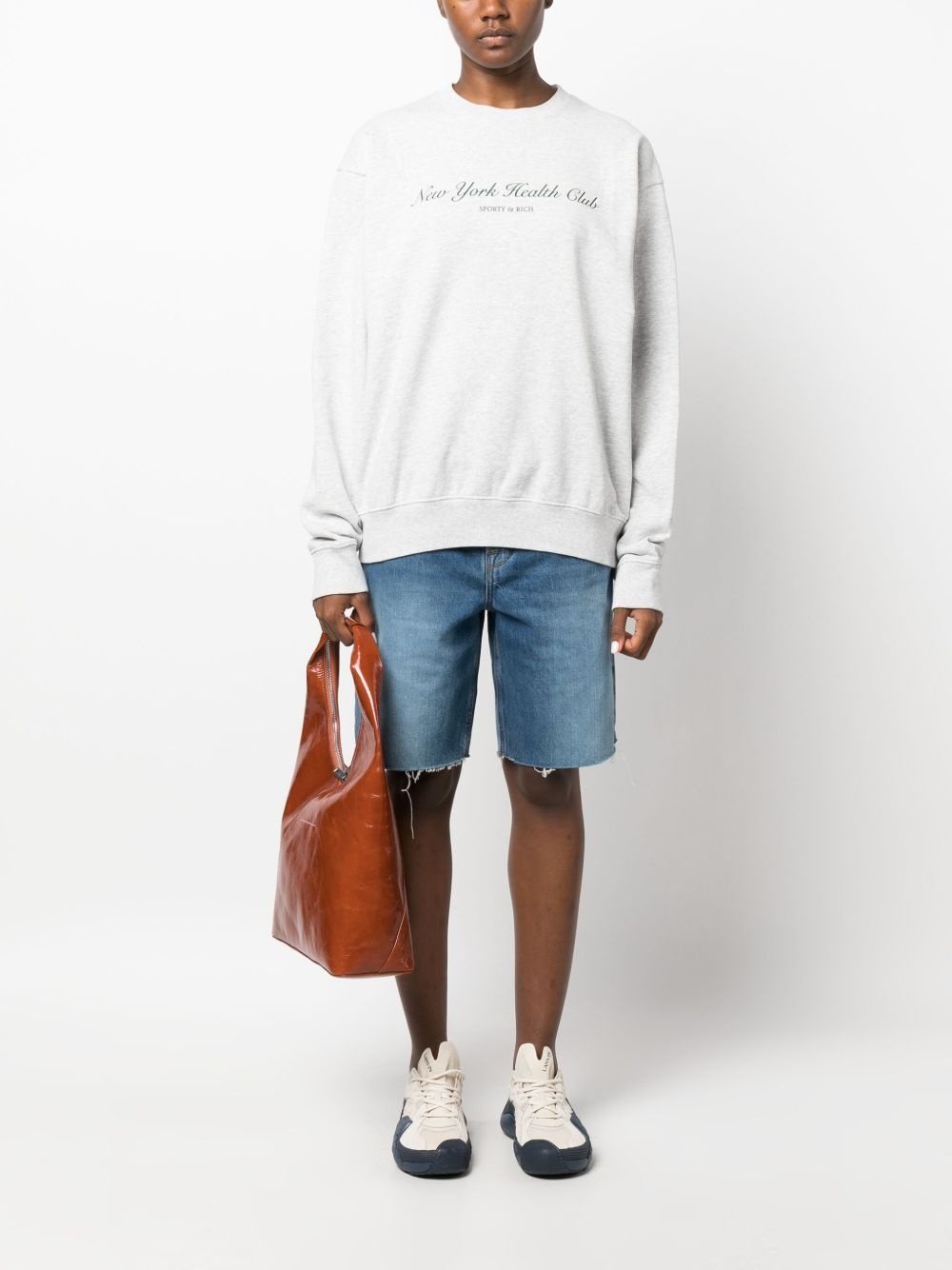 logo-print crew-neck sweatshirt - 2