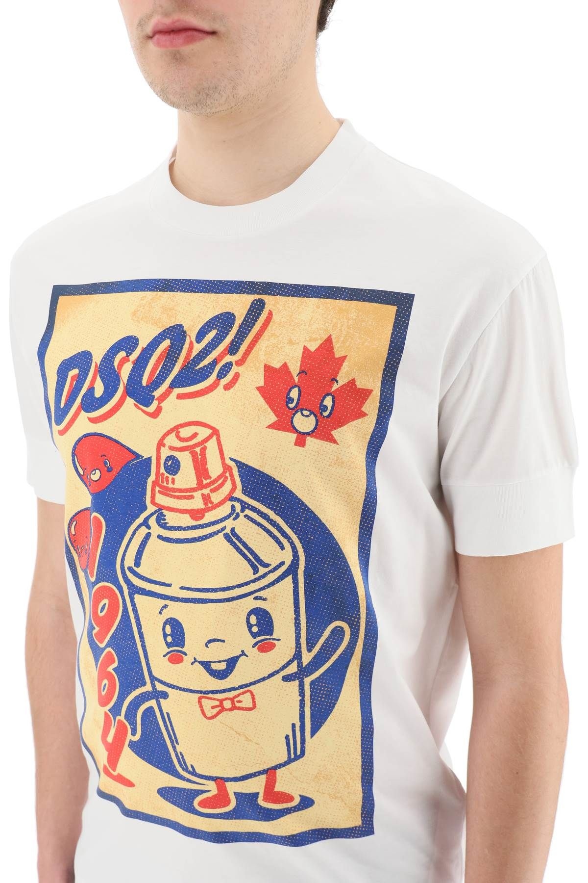 DSQ2! 1964 PRINT T-SHIRT - 5