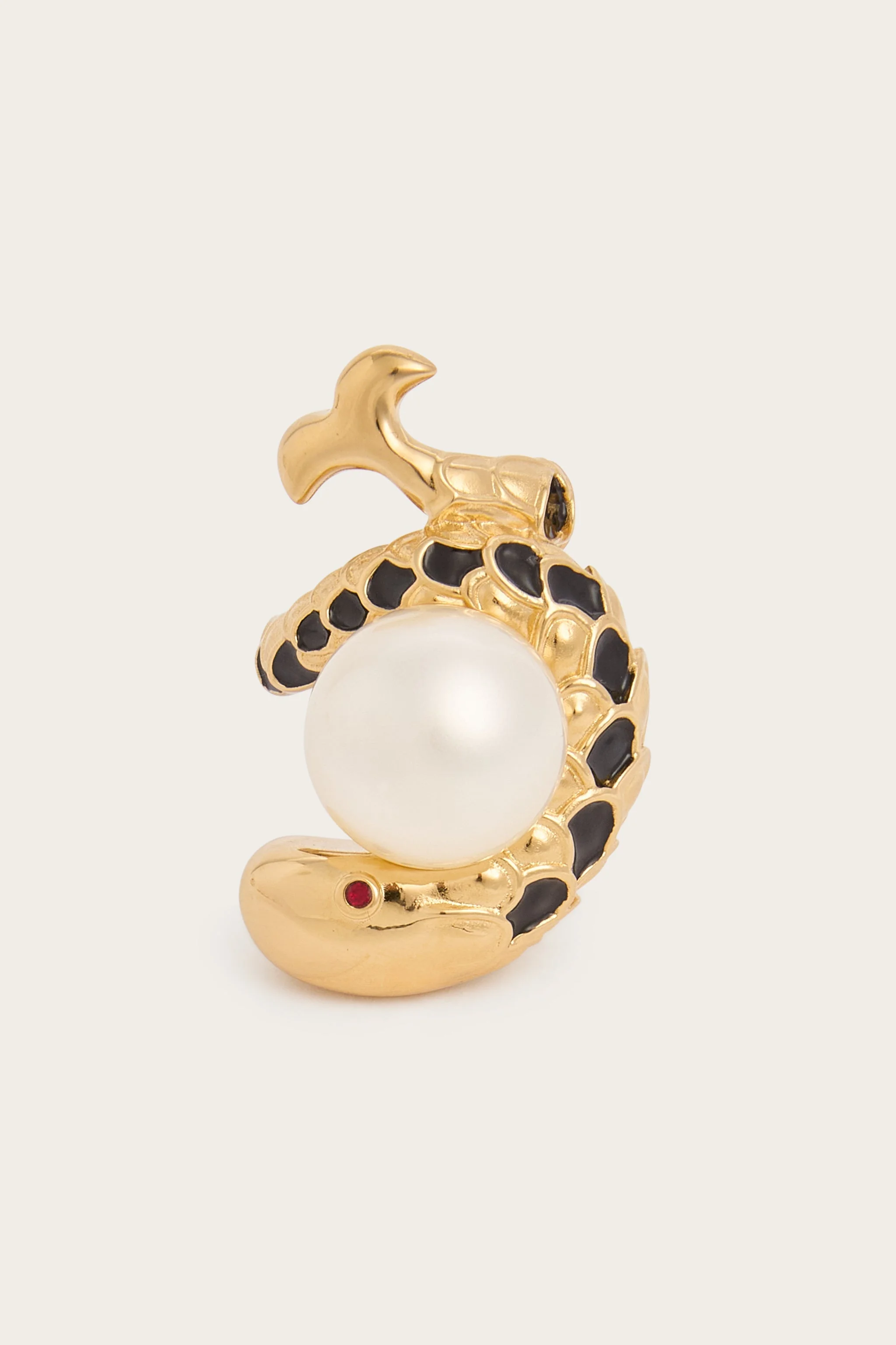 FISH PEARL RING - 1
