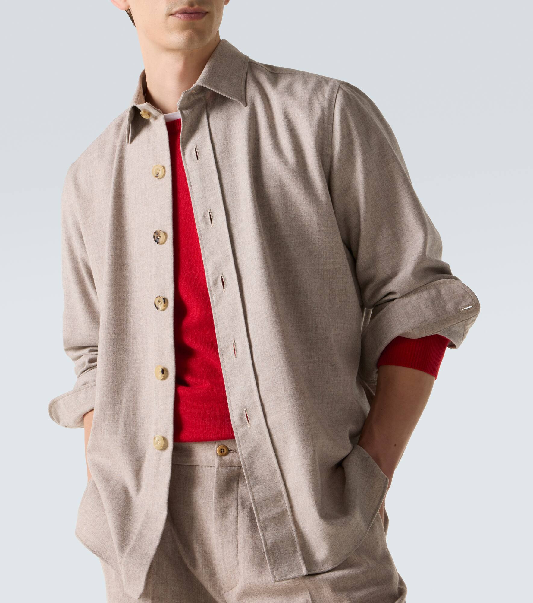Virgin wool shirt - 5