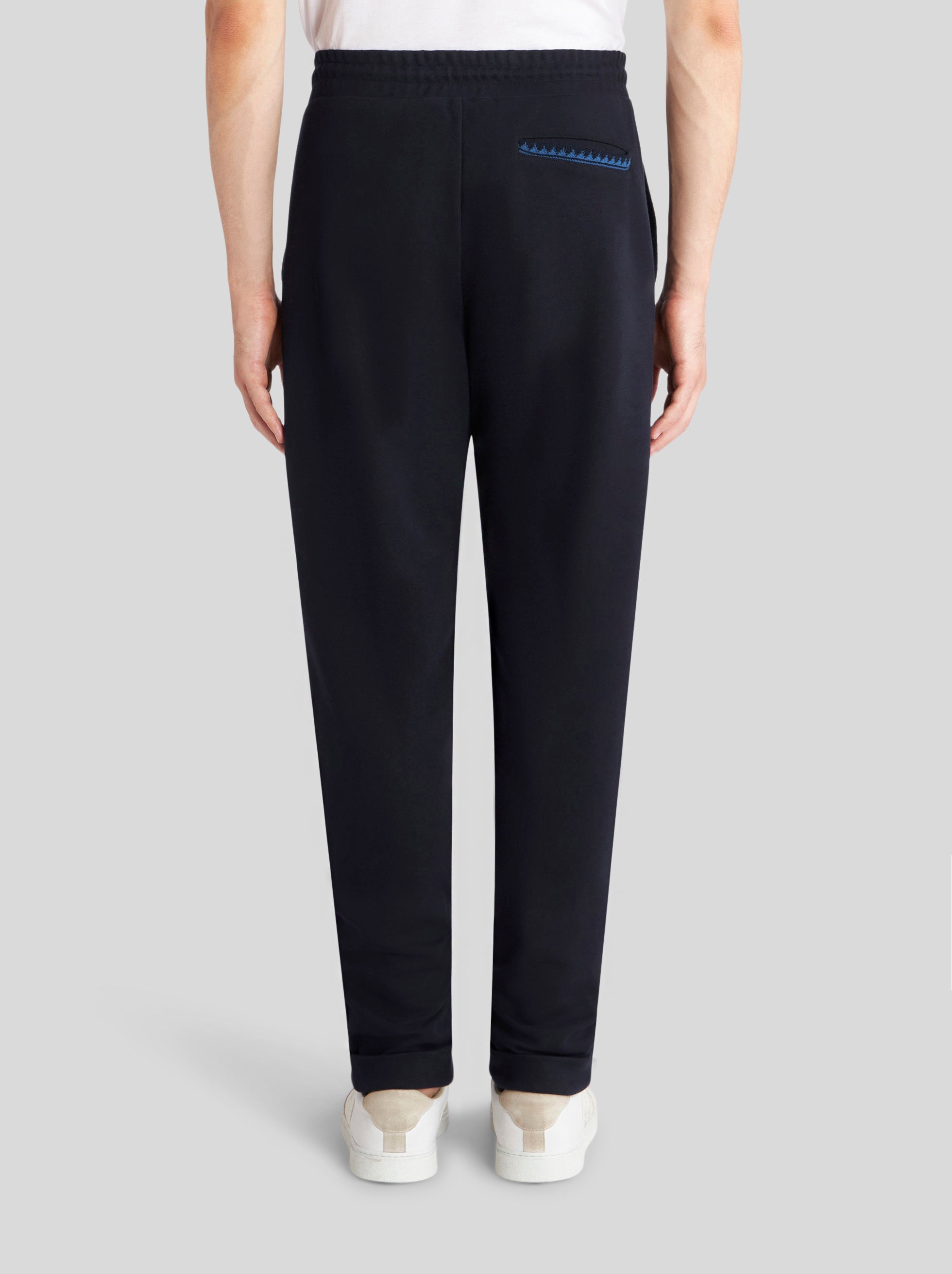 FLEECE TROUSERS WITH GRECA - 4