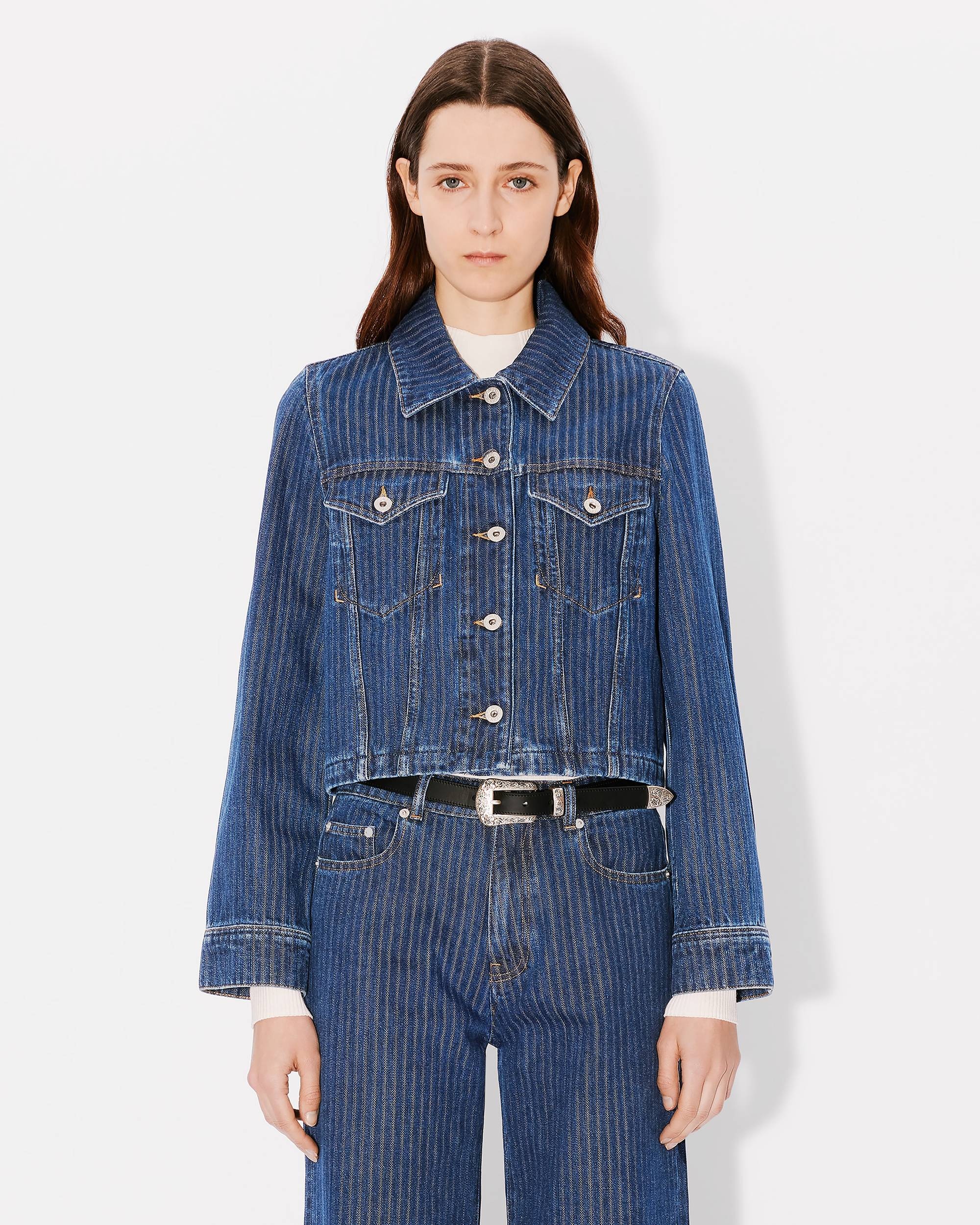 Trucker jacket in japanese denim - 4