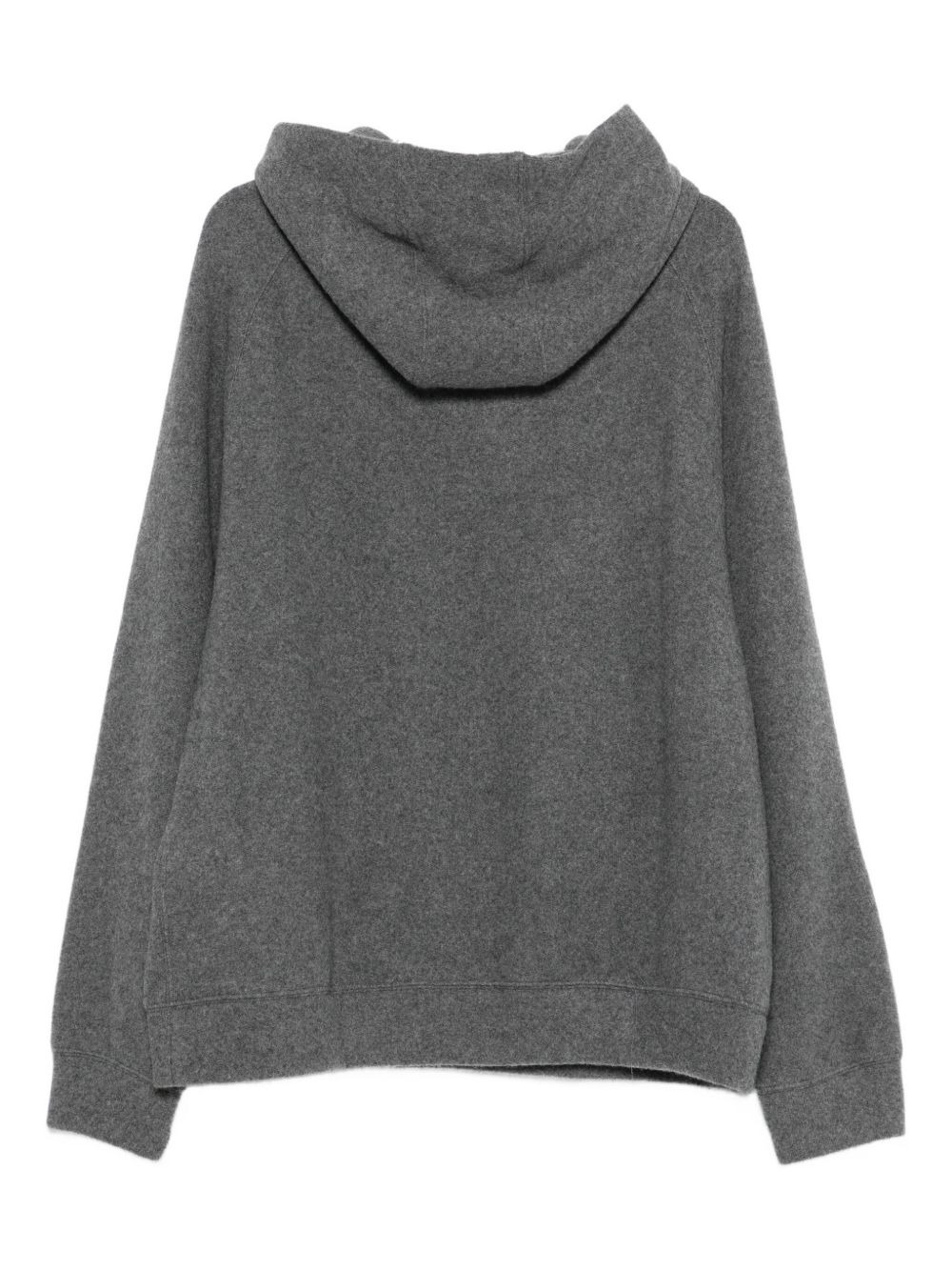 hooded long-sleeves sweater - 2