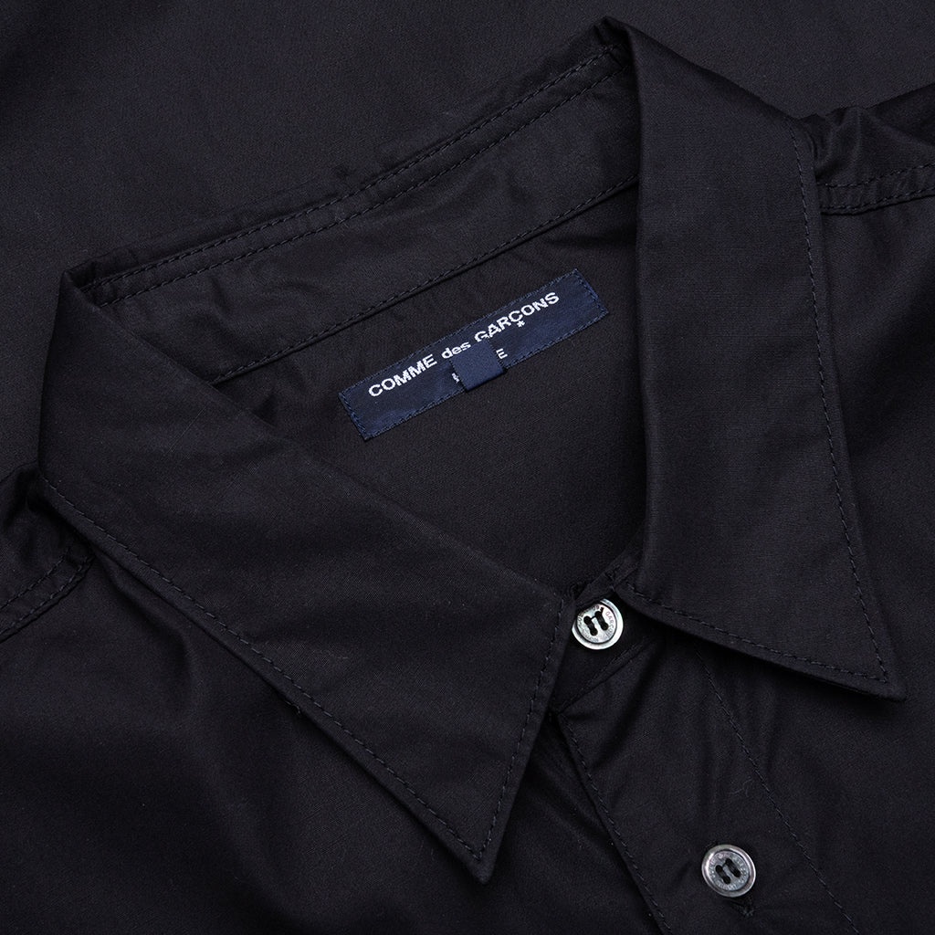 DRAWSTRING L/S SHIRT - BLACK - 3