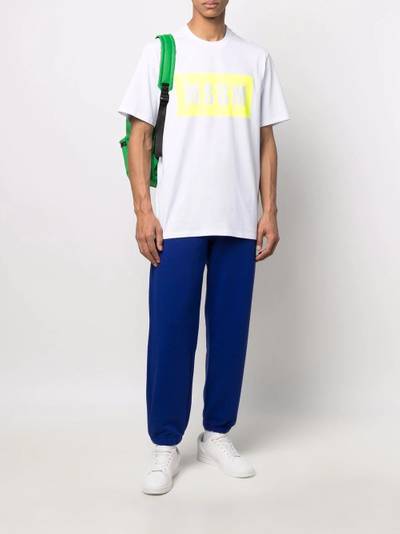 MSGM cotton logo-print track pants outlook