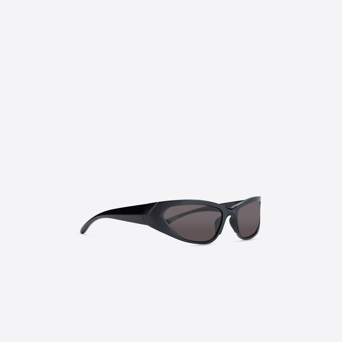 Metal Rectangle Sunglasses in Black - 3