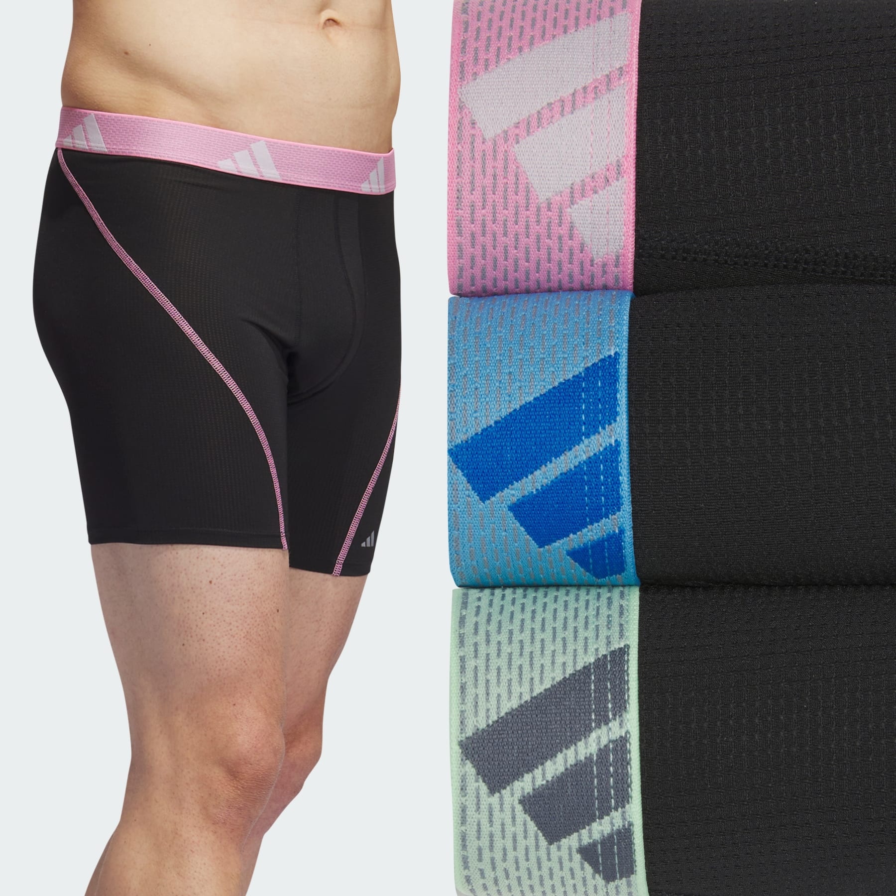 Performance Mesh Graphic Boxer Briefs 3-Pack - 5