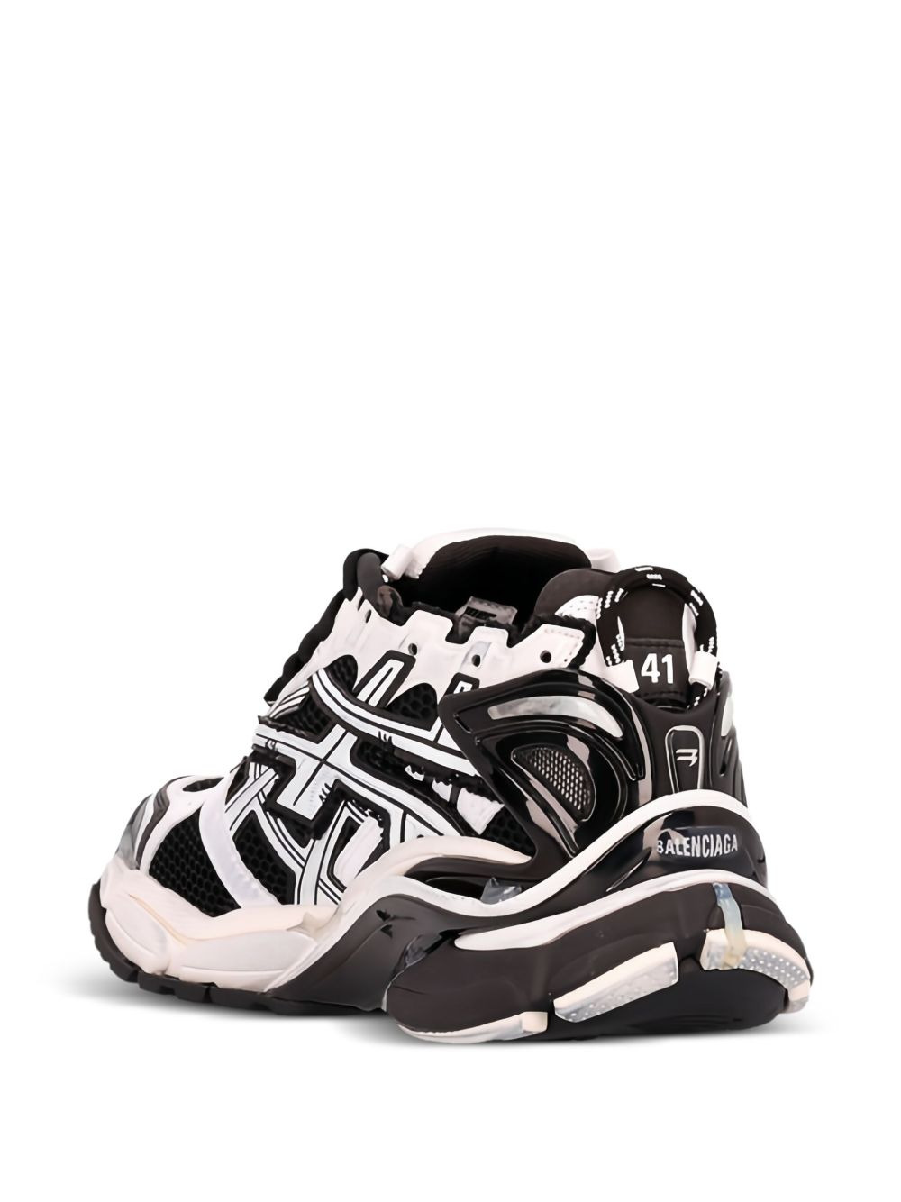 embroidered-logo low-top sneakers - 4