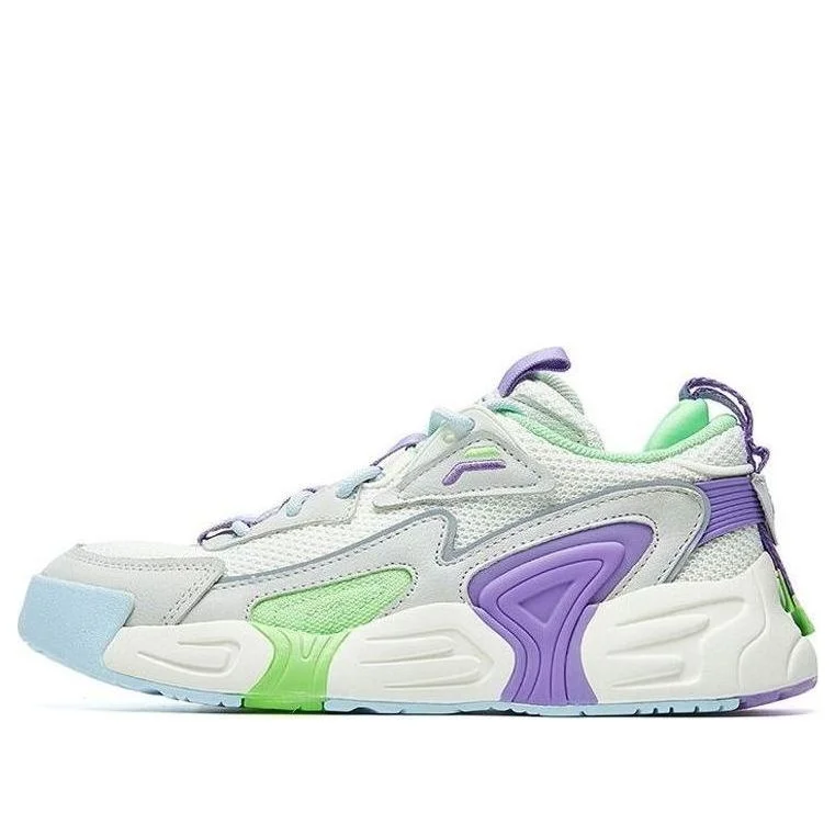 (WMNS) FILA SWARM low swirl sneakers purple/white/grey F12W021213FSP - 1