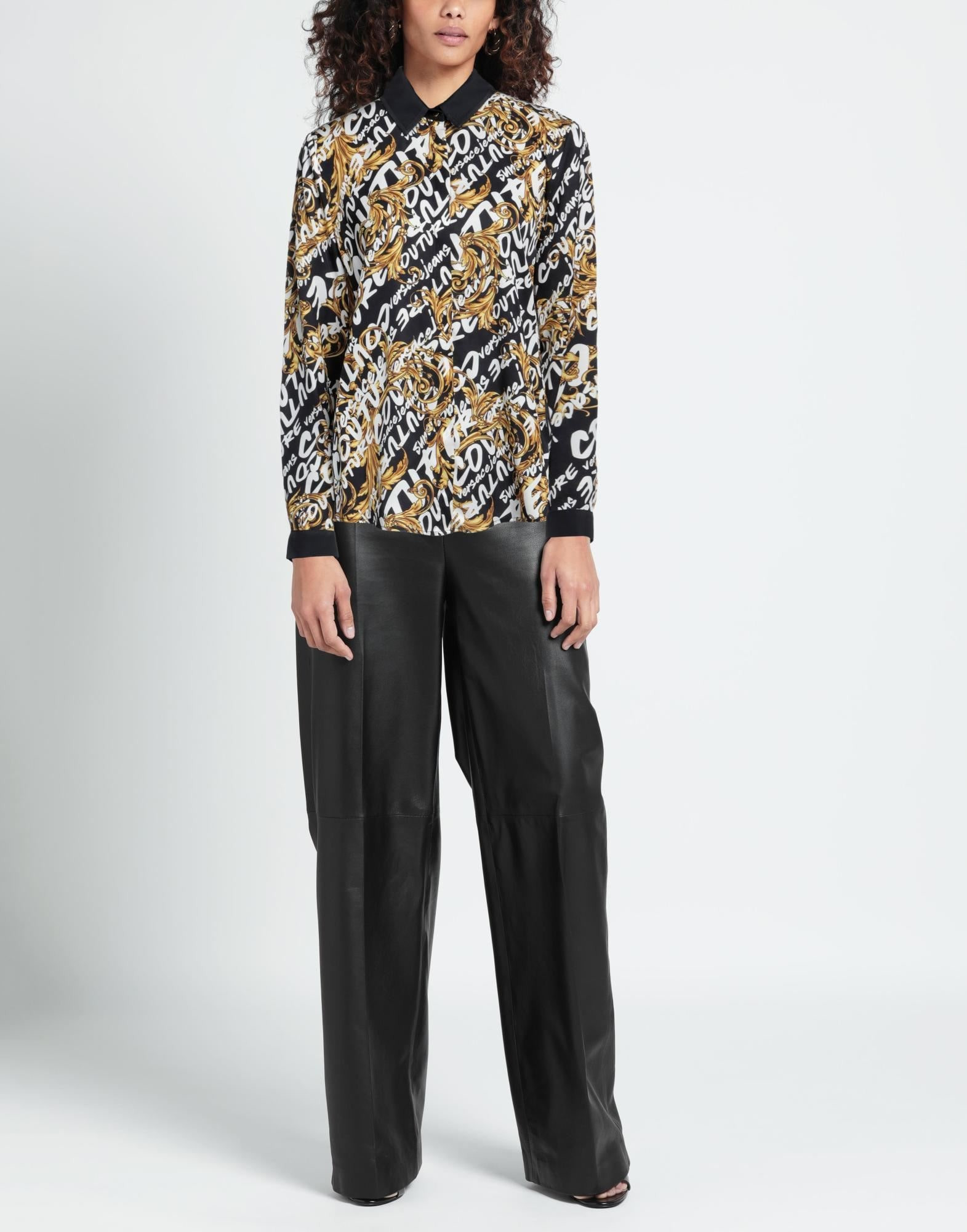 Black Women's Patterned Shirts & Blouses - 2