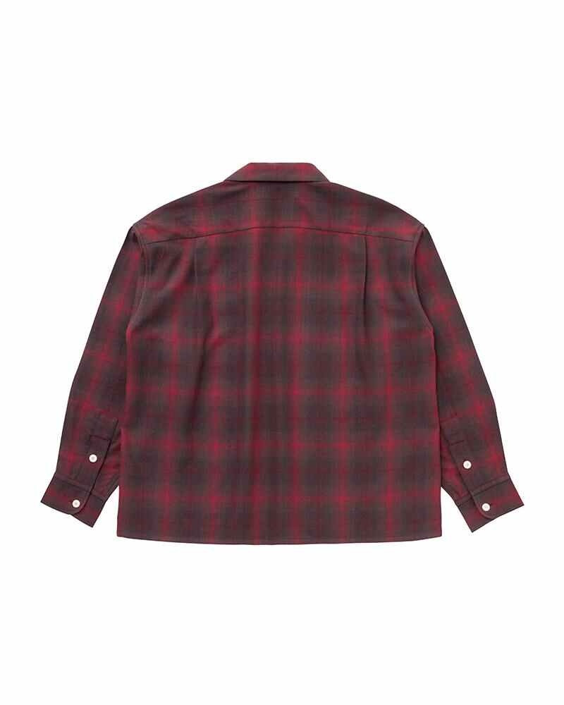 visvim OC PALMER SHIRT L/S CHECK RED - 0123205011013 | REVERSIBLE