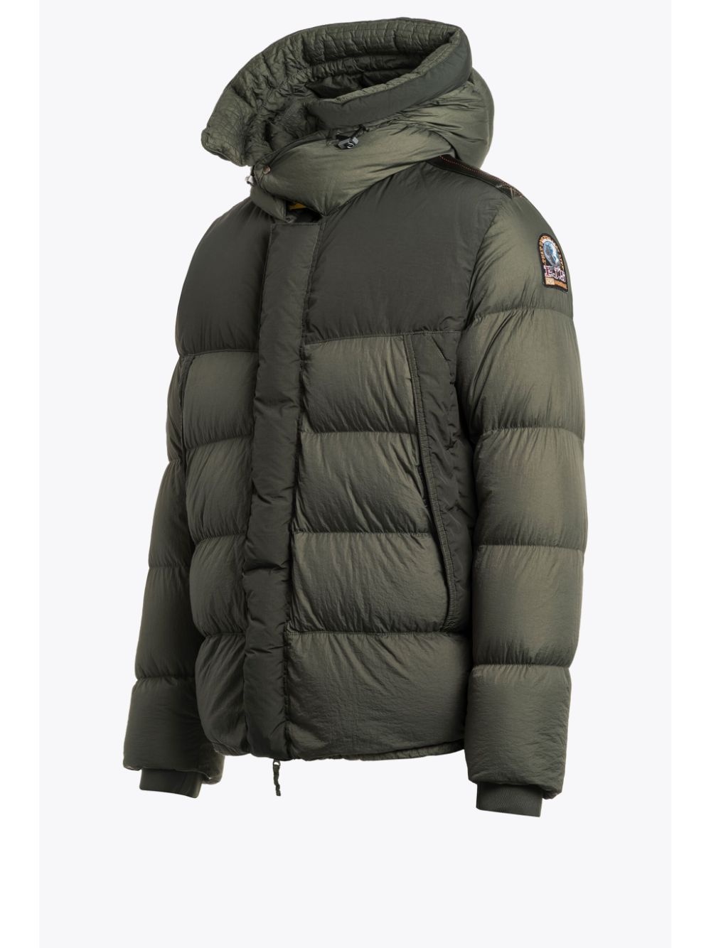 logo-patch hooded jacket - 2