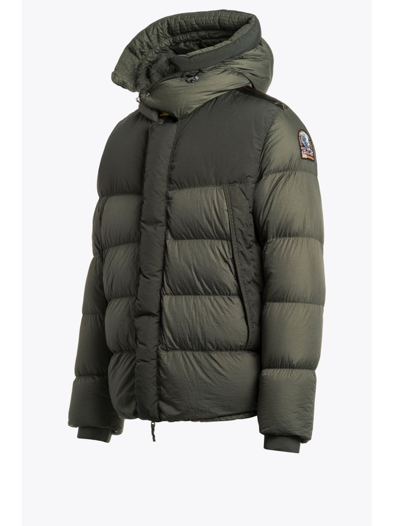 PARAJUMPERS logo-patch hooded jacket outlook