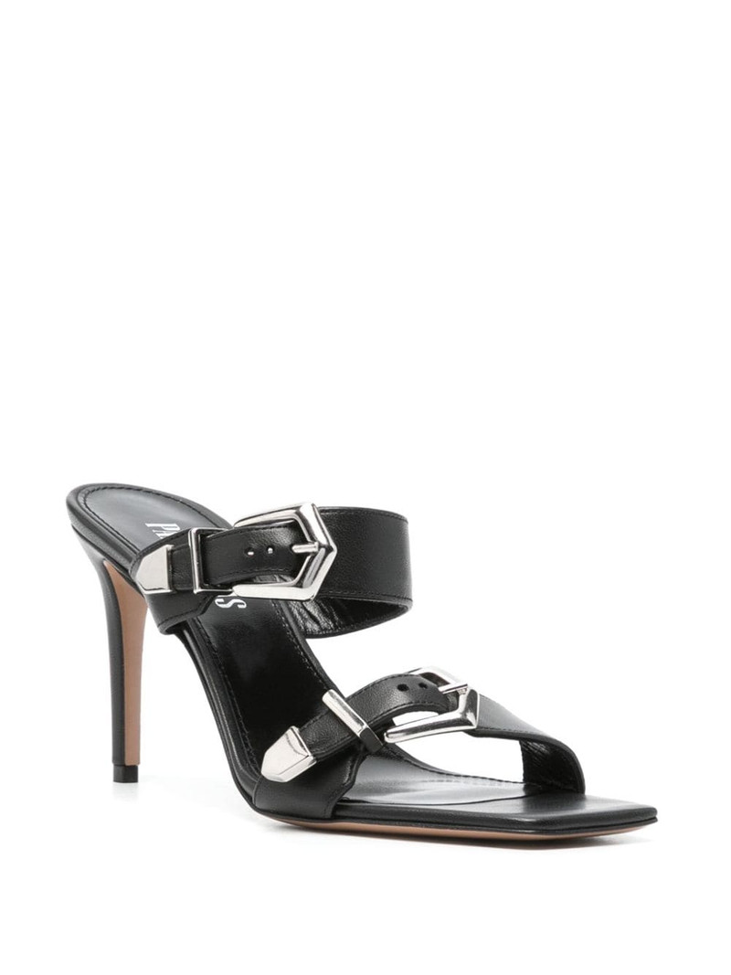 PARIS TEXAS Ursula 85mm leather mules outlook