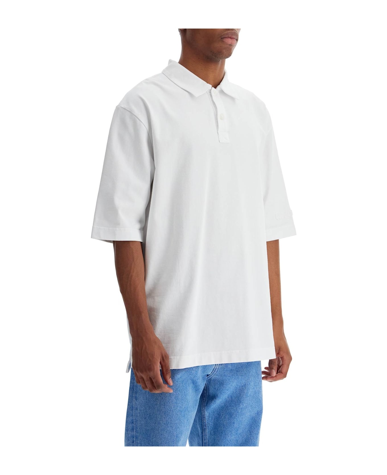 Straight Hem Polo Shirt - 2
