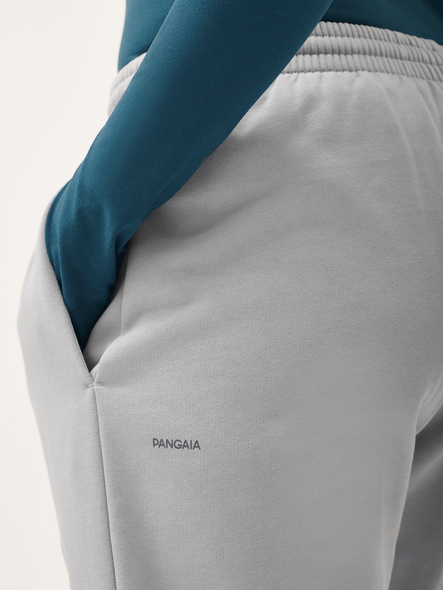 Womens Natural Dye Track Pants - Midnight Fog Grey - 4
