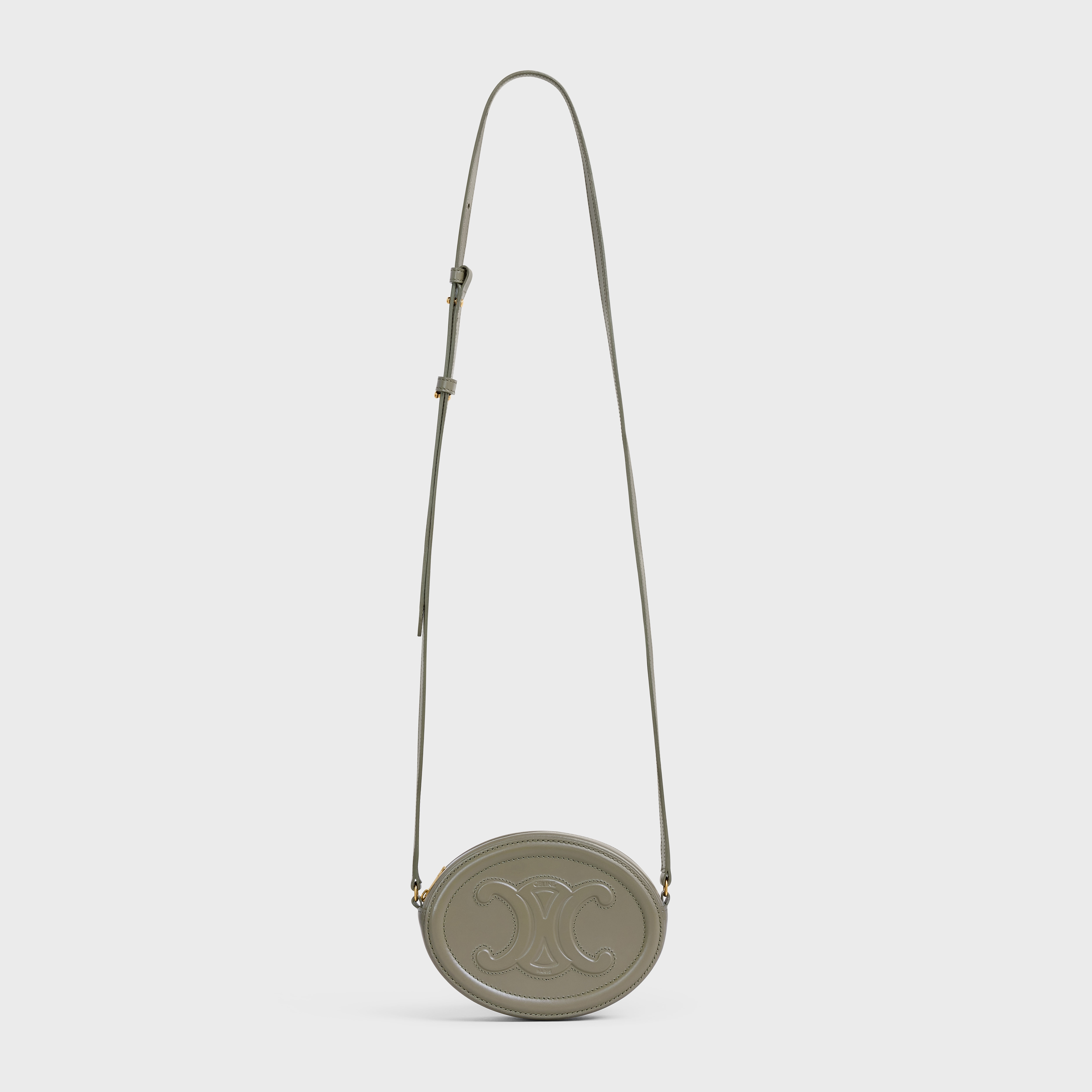 CROSSBODY OVAL PURSE cuir triomphe in Smooth calfskin - 5