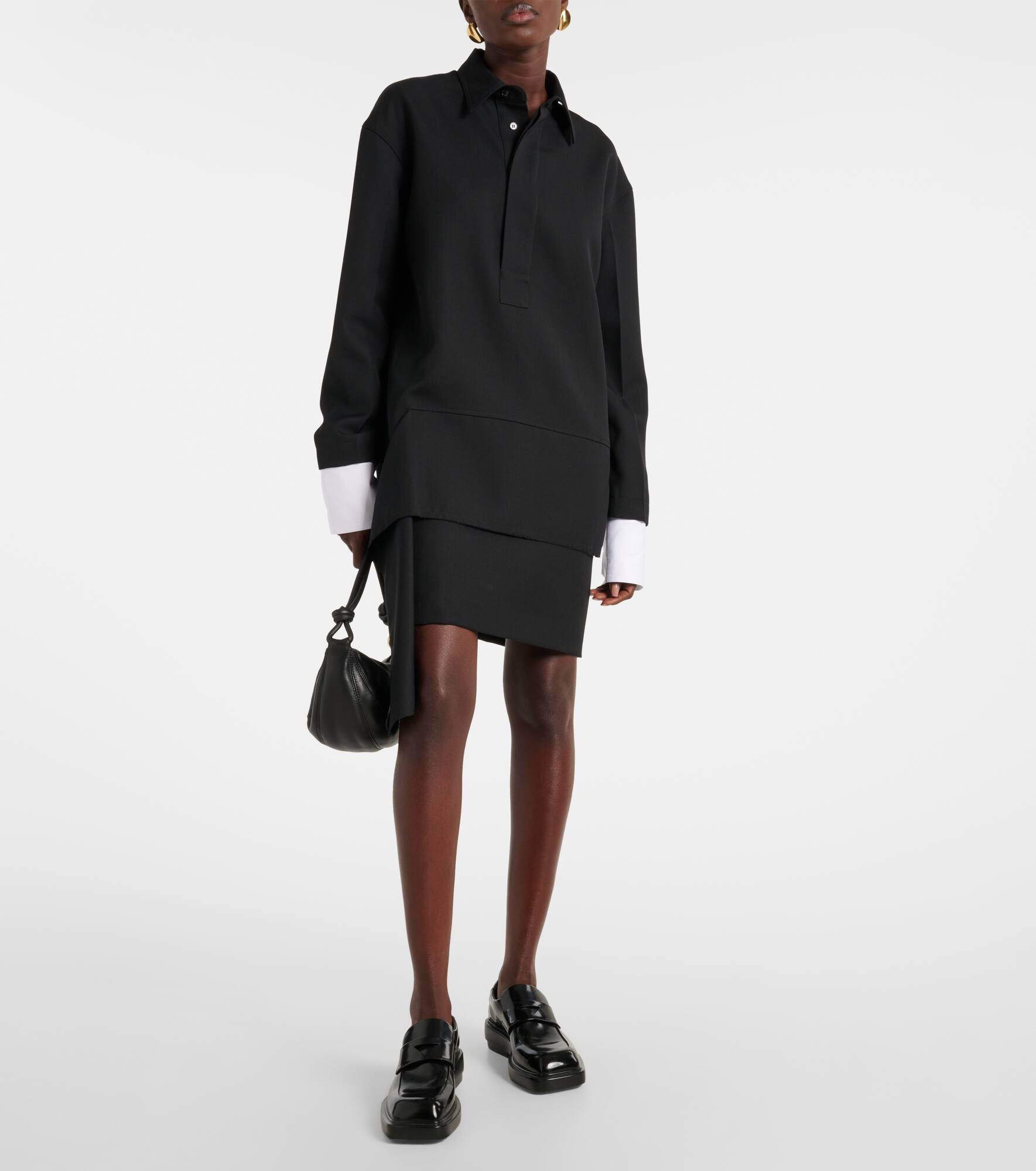 Wool-blend minidress - 2