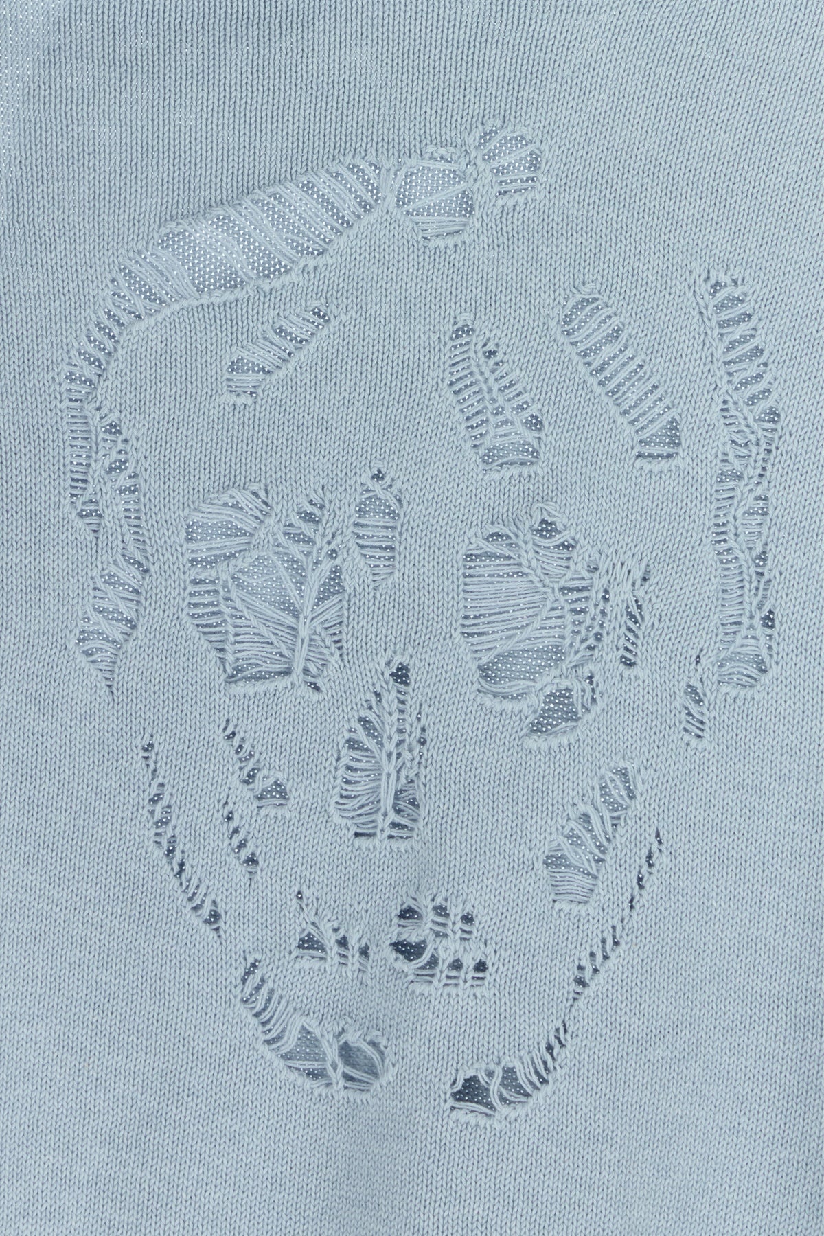 Light-blue cotton sweater - 3