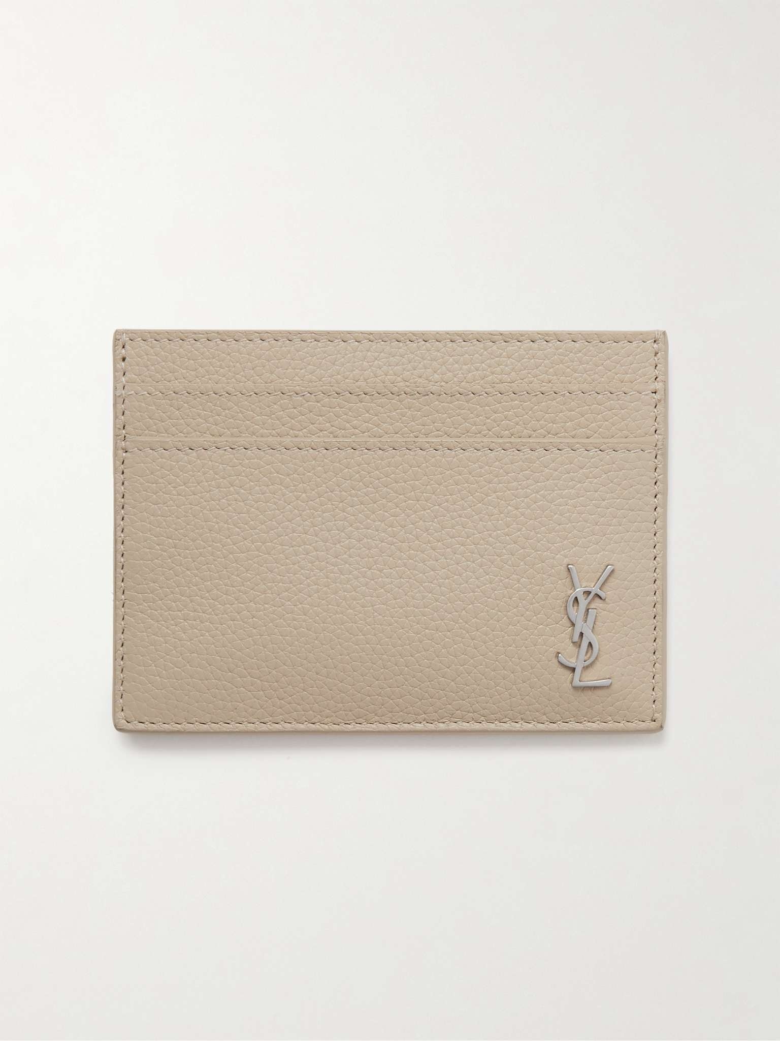 East/West zip-around wallet in grain de poudre embossed leather, Saint  Laurent