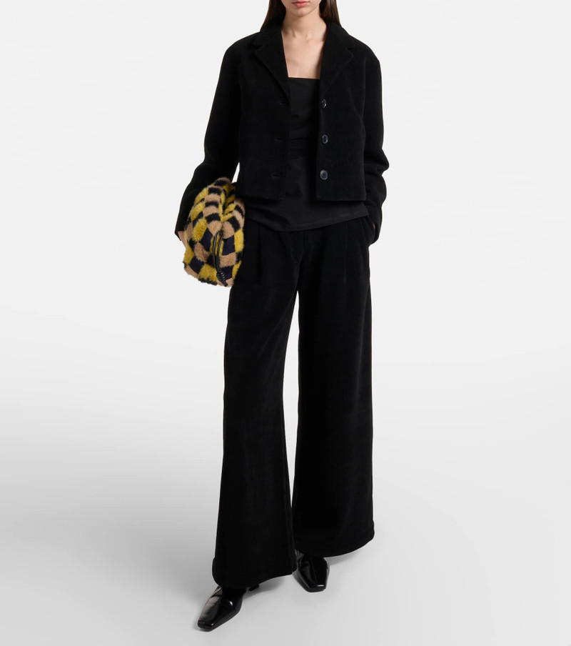 Proenza Schouler White Label Rosalie corduroy wide-leg pants outlook