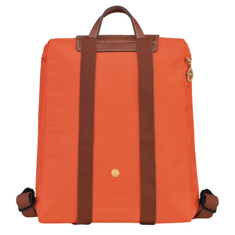 Le Pliage Original M Backpack Orange - Recycled canvas 3