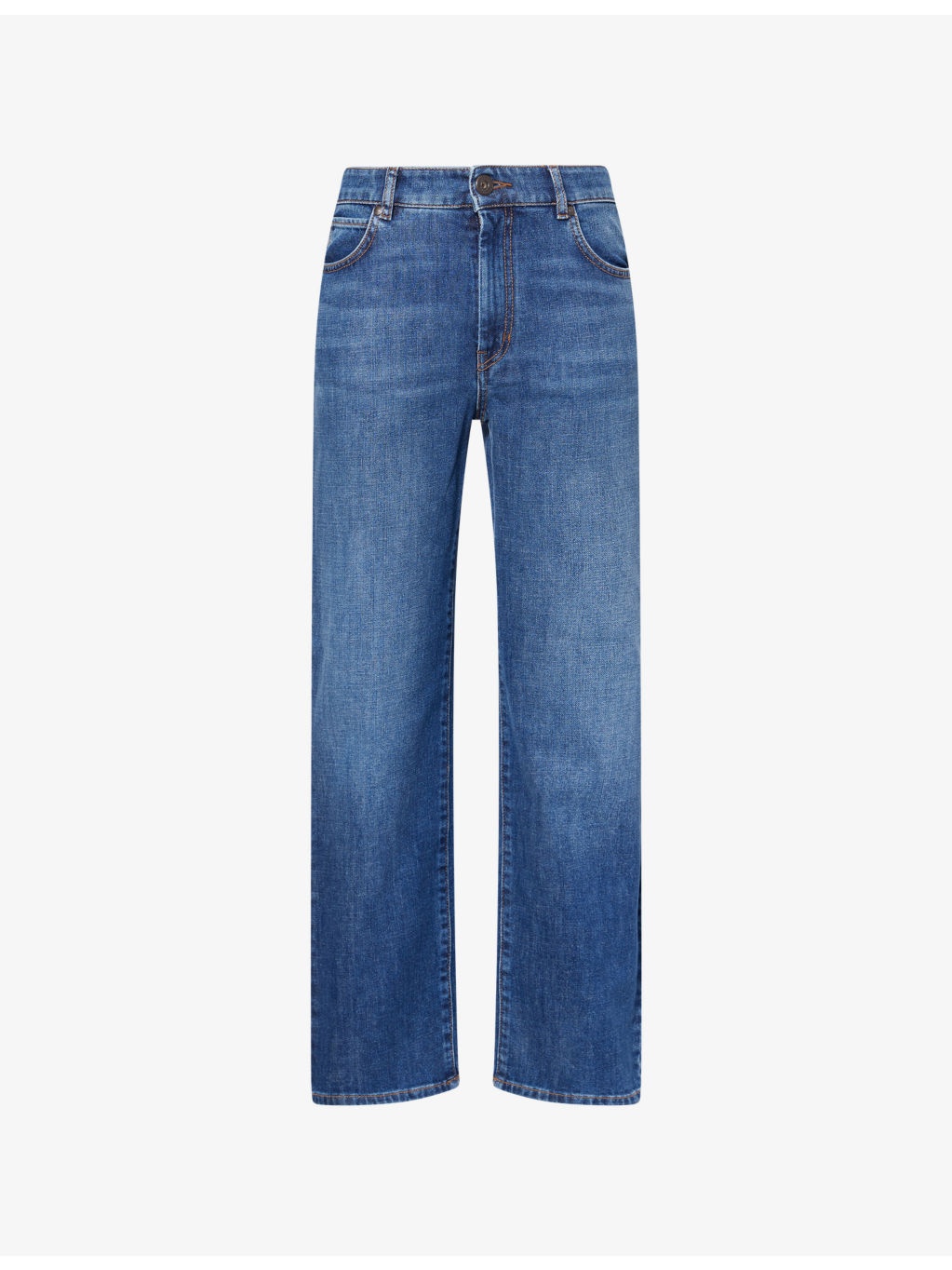 Loris Straight-Leg Stretch-Denim Jeans - 1