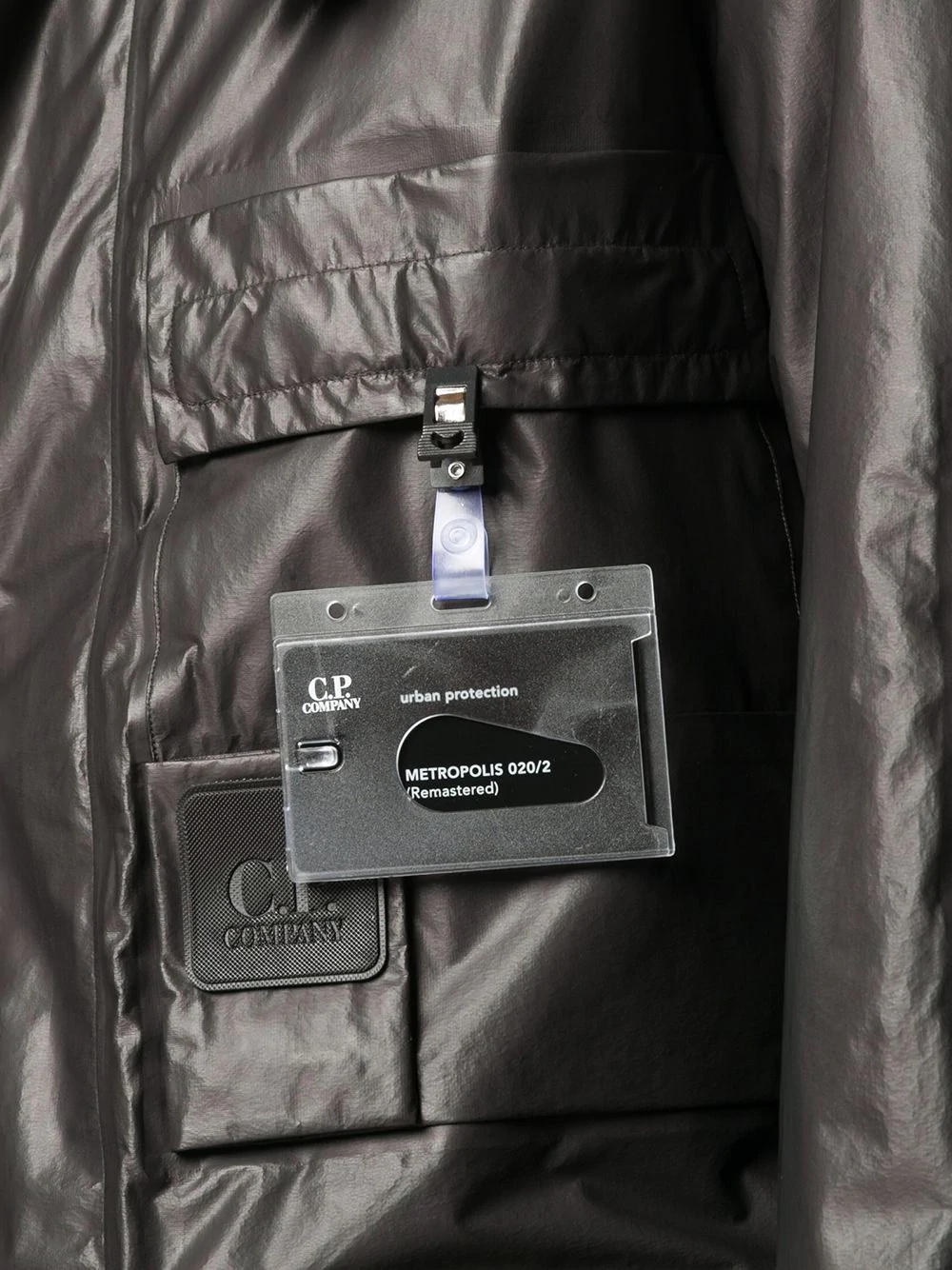 raincoat with logo tag detail - 5