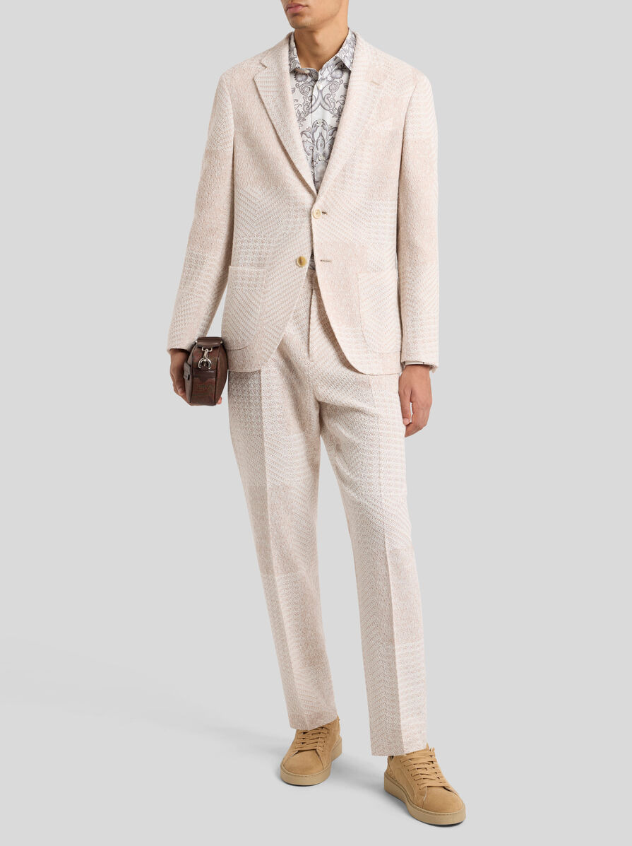 WOOL-BLEND PATCHWORK BLAZER - 3