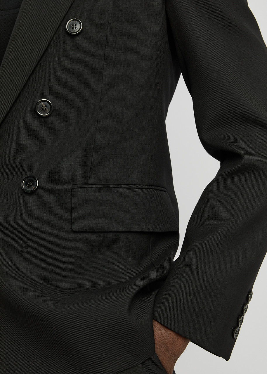 Saint Laurent Double-breasted Wool Blazer - 5