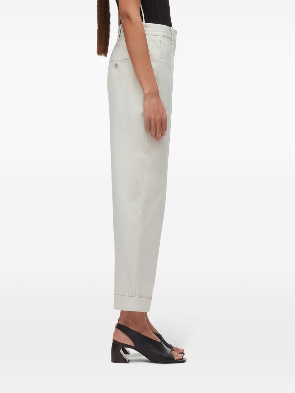 cropped tapered trousers - 4