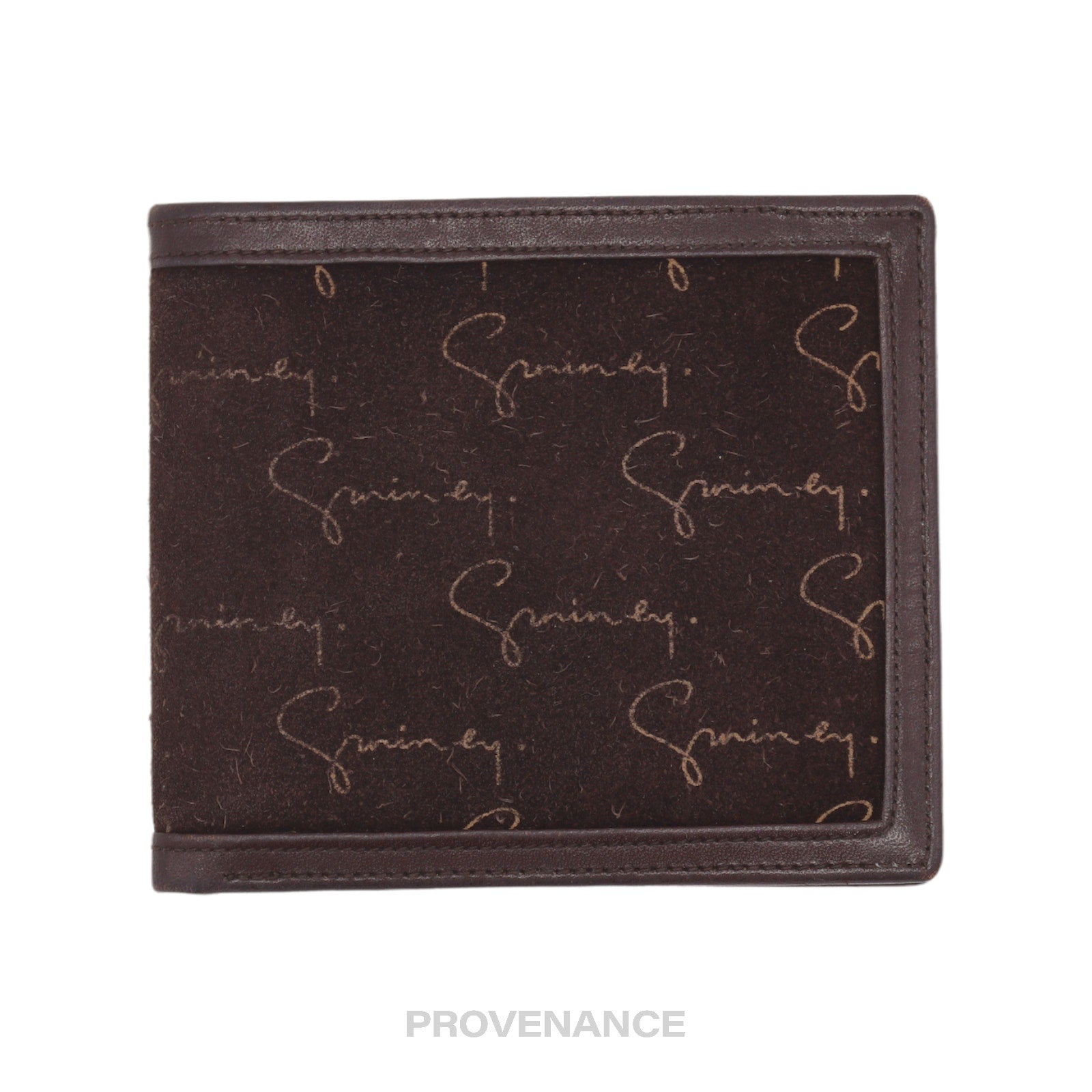 Givenchy Gentleman Bifold Wallet - Suede - 1