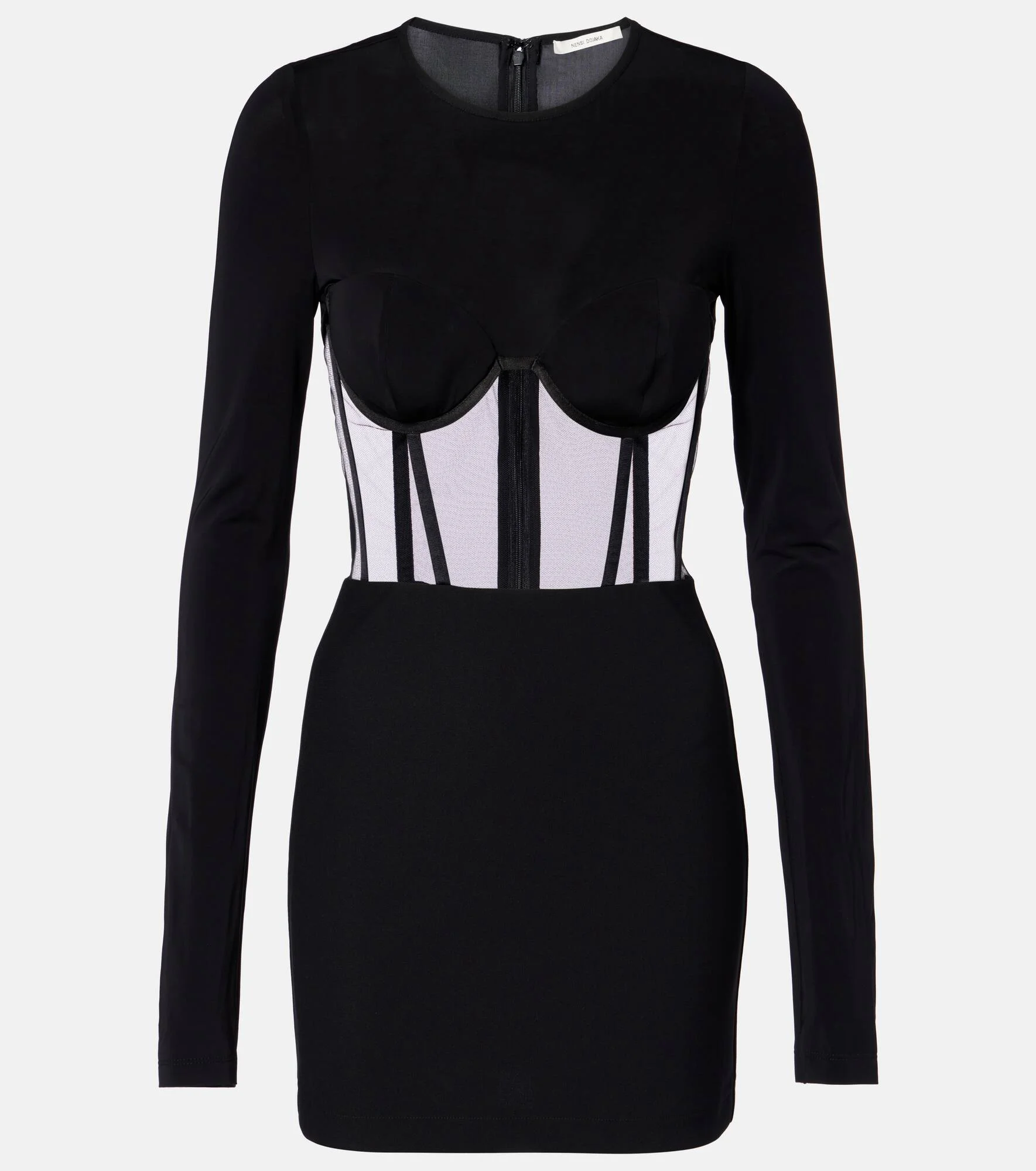 Paneled corset dress - 1