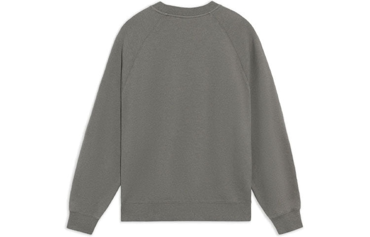 (WMNS) Li-Ning Vital Series Casual Sports Round Neck Pullover 'Grey' AWDS236-2 - 2