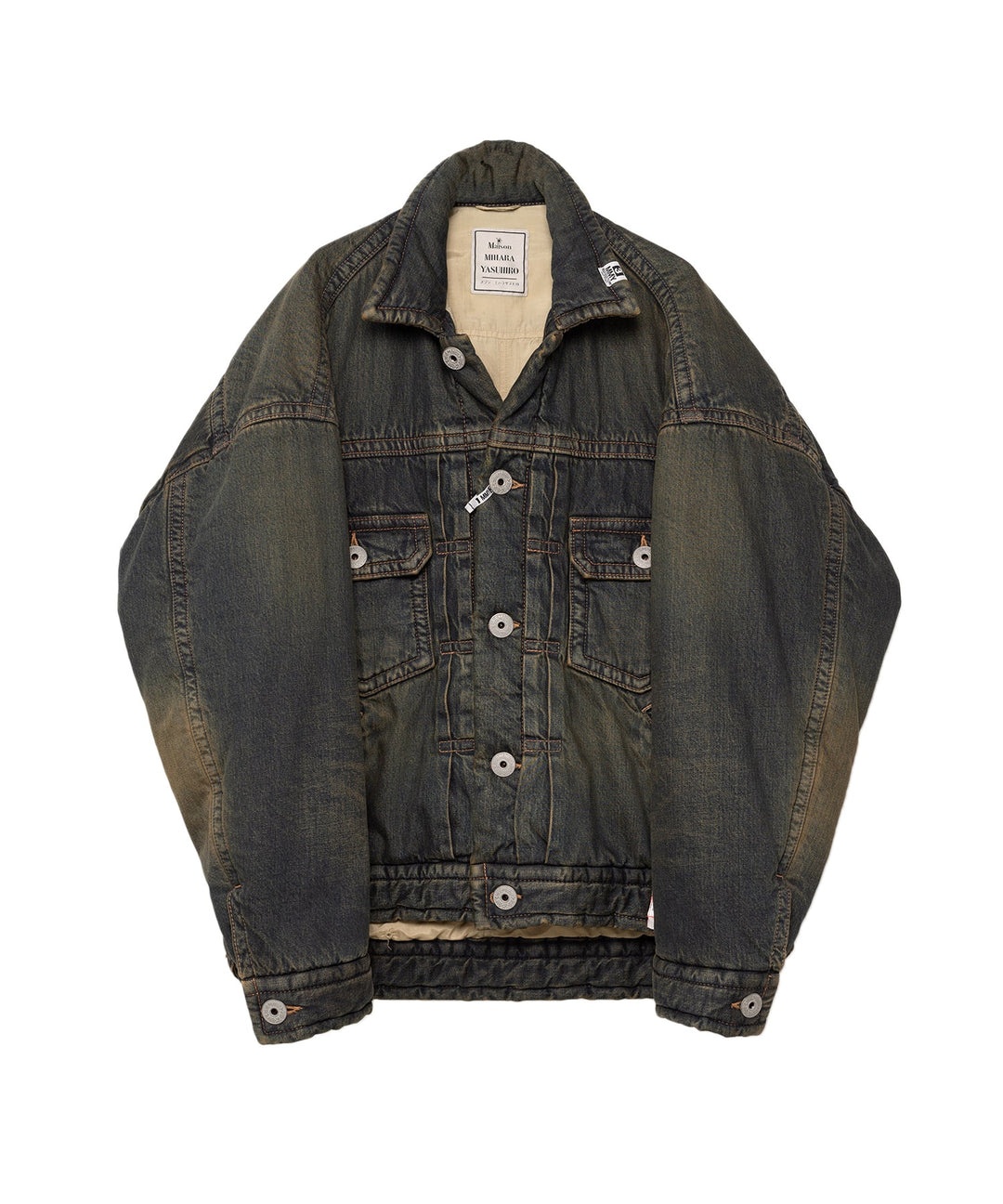 Puffer Denim Jacket - 1