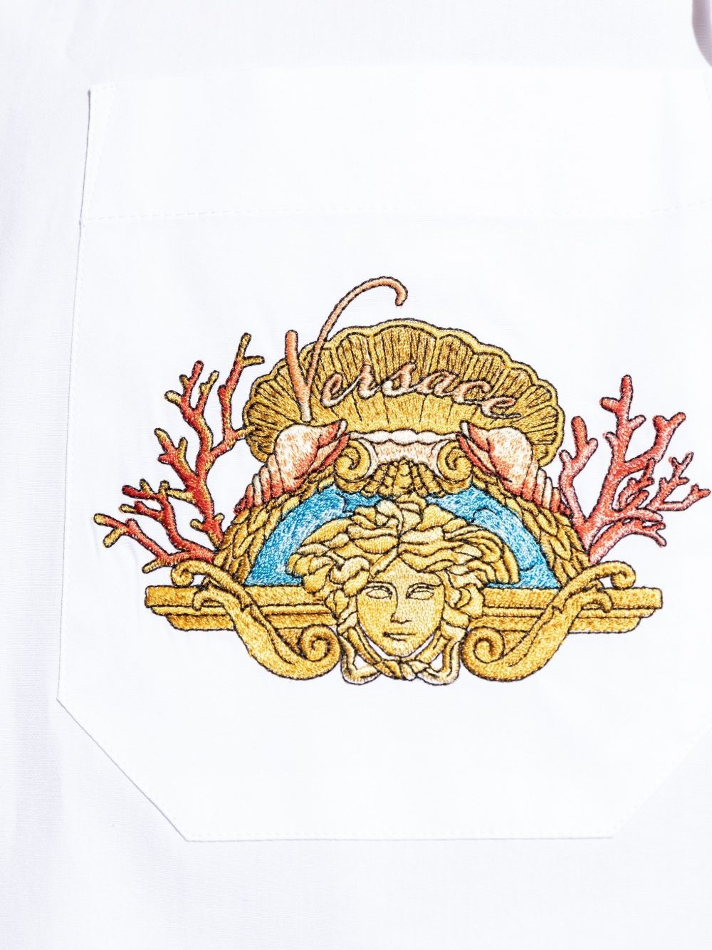 logo-print shirt - 5