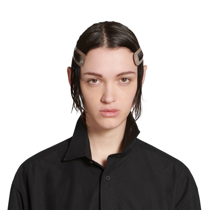 BALENCIAGA Women's Holli Xxl Clip Set in Brown outlook