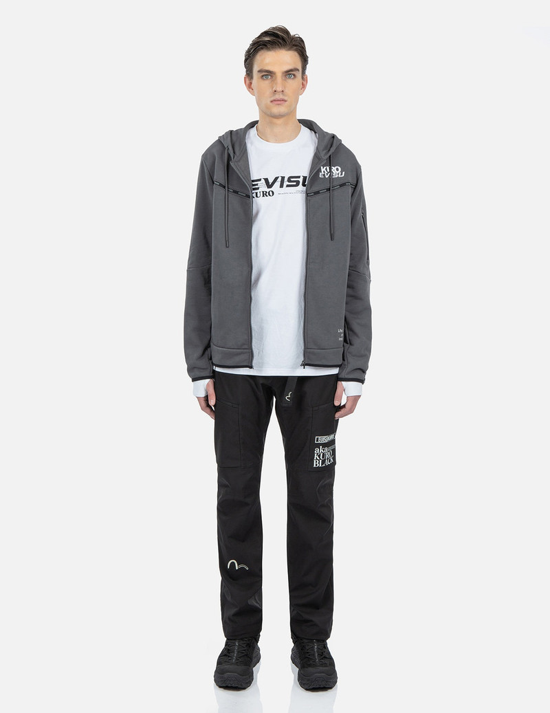 Contrast Taping Reversible Zip  Hoodie 6