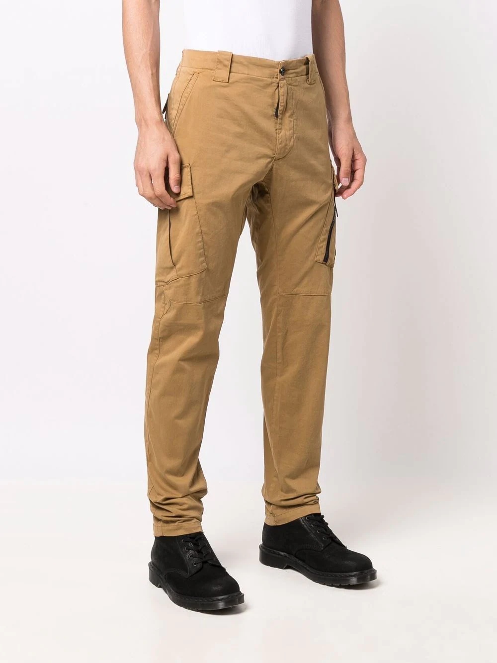 lens detail cargo trousers - 3