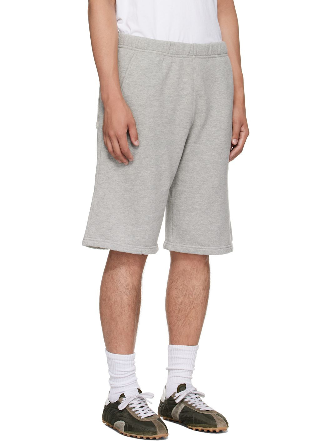Gray Heavyweight Utility Shorts - 2
