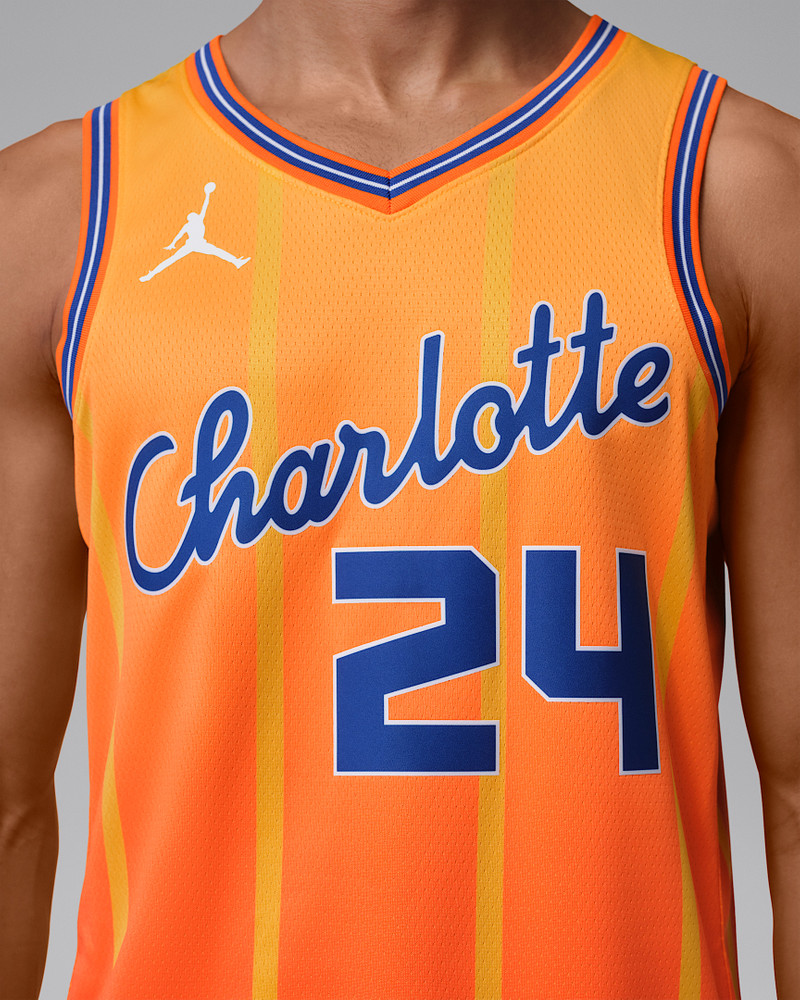 Brandon Miller Charlotte Hornets City Edition Men's Nike NBA Swingman Jersey 4