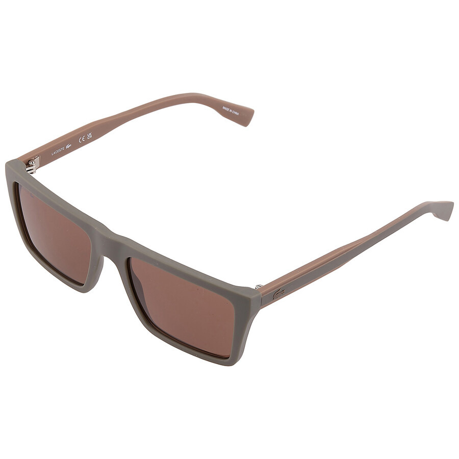 Lacoste Brown Square Men's Sunglasses L6009S 275 56 - 4