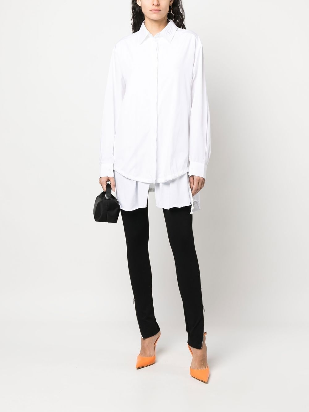 extra-fabric-detail shirt - 2